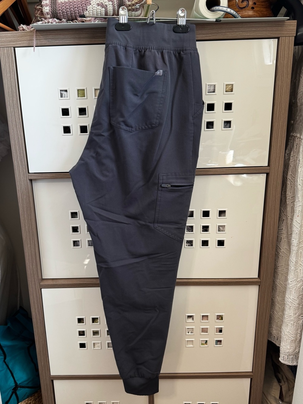Figs High-Waisted Zamora Joggers - Charcoal Size XL